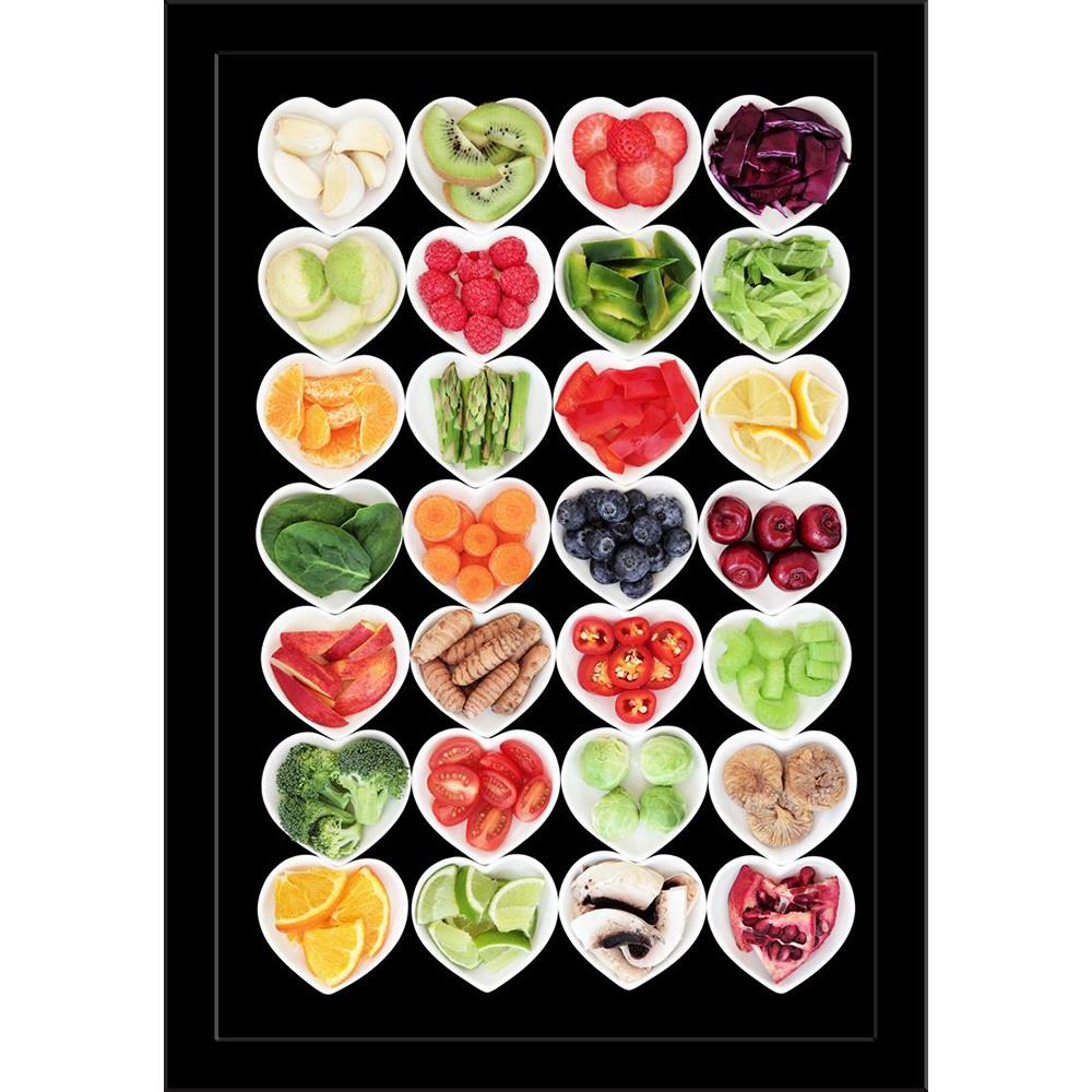 Food Selection Display Painting Poster Frame-Regular Art Framed-REG_FR-IC 5006925 IC 5006925, Abstract Expressionism, Abstracts, Art and Paintings, Black, Black and White, Cuisine, Food, Food and Beverage, Food and Drink, Fruit and Vegetable, Fruits, Health, Hearts, Love, Semi Abstract, Vegetables, selection, display, painting, poster, frame, abstract, antioxidant, asparagus, assortment, background, blueberry, broccoli, cabbage, carrot, celery, cherry, collection, detox, diet, dietary, dried, foodstuff, fre