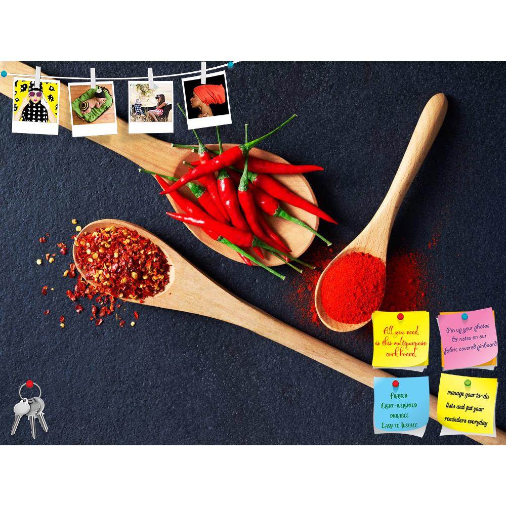 ArtzFolio Photo of Spoon Filled with Spices D2 Printed Bulletin Board Notice Pin Board Soft Board | Frameless-Bulletin Boards Frameless-AZ5006928BLB_FL_RF_R-0-Image Code 5006928 Vishnu Image Folio Pvt Ltd, IC 5006928, ArtzFolio, Bulletin Boards Frameless, Food & Beverage, Photography, photo, of, spoon, filled, with, spices, d2, printed, bulletin, board, notice, pin, soft, frameless, spice, chilli, chili, chile, pepper, red, crushed, flakes, powder, hot, spicy, wood, wooden, burn, heat, raw, object, healthy,