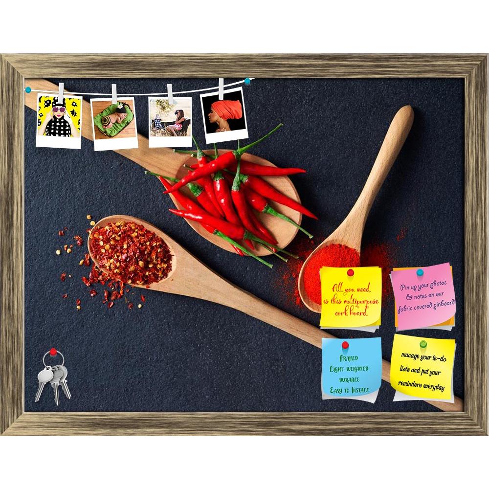 ArtzFolio Photo of Spoon Filled with Spices D2 Printed Bulletin Board Notice Pin Board Soft Board | Framed-Bulletin Boards Framed-AZ5006928BLB_FR_RF_R-0-Image Code 5006928 Vishnu Image Folio Pvt Ltd, IC 5006928, ArtzFolio, Bulletin Boards Framed, Food & Beverage, Photography, photo, of, spoon, filled, with, spices, d2, printed, bulletin, board, notice, pin, soft, framed, spice, chilli, chili, chile, pepper, red, crushed, flakes, powder, hot, spicy, wood, wooden, burn, heat, raw, object, healthy, cook, seaso