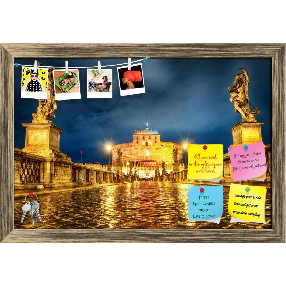 ArtzFolio Castel San Angelo in Angelo, Rome, Italy, at Night Printed Bulletin Board Notice Pin Board Soft Board | Framed-Bulletin Boards Framed-AZ5006952BLB_FR_RF_R-0-Image Code 5006952 Vishnu Image Folio Pvt Ltd, IC 5006952, ArtzFolio, Bulletin Boards Framed, Places, Photography, castel, san, angelo, in, rome, italy, at, night, printed, bulletin, board, notice, pin, soft, framed, italian, place, roma, central, center, ancient, capital, sculpture, river, view, marble, panoramic, popes, touristic, skyline, o