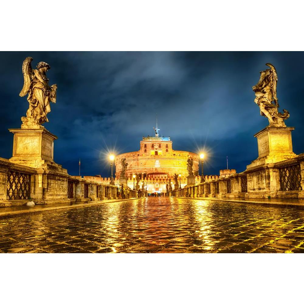 ArtzFolio Castel San Angelo in Angelo, Rome, Italy, at Night Unframed Premium Canvas Painting-Paintings Unframed Premium-AZ5006952ART_UN_RF_R-0-Image Code 5006952 Vishnu Image Folio Pvt Ltd, IC 5006952, ArtzFolio, Paintings Unframed Premium, Places, Photography, castel, san, angelo, in, rome, italy, at, night, unframed, premium, canvas, painting, large, size, print, wall, for, living, room, without, frame, decorative, poster, art, pitaara, box, drawing, amazonbasics, big, kids, designer, office, reception, 