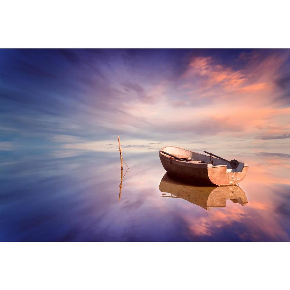 ArtzFolio Lonely Boat Amazing Sunset At The Sea Unframed Premium Canvas Painting-Paintings Unframed Premium-AZ5006955ART_UN_RF_R-0-Image Code 5006955 Vishnu Image Folio Pvt Ltd, IC 5006955, ArtzFolio, Paintings Unframed Premium, Landscapes, Photography, lonely, boat, amazing, sunset, at, the, sea, unframed, premium, canvas, painting, large, size, print, wall, for, living, room, without, frame, decorative, poster, art, pitaara, box, drawing, amazonbasics, big, kids, designer, office, reception, reprint, bedr