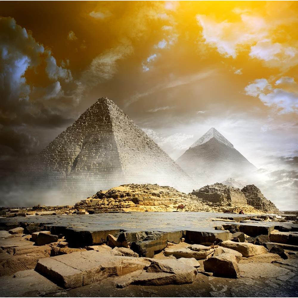 ArtzFolio Orange Storm Clouds Fog Over Egyptian Pyramids Unframed Premium Canvas Painting-Paintings Unframed Premium-AZ5006960ART_UN_RF_R-0-Image Code 5006960 Vishnu Image Folio Pvt Ltd, IC 5006960, ArtzFolio, Paintings Unframed Premium, Places, Religious, Photography, orange, storm, clouds, fog, over, egyptian, pyramids, unframed, premium, canvas, painting, large, size, print, wall, for, living, room, without, frame, decorative, poster, art, pitaara, box, drawing, amazonbasics, big, kids, designer, office,