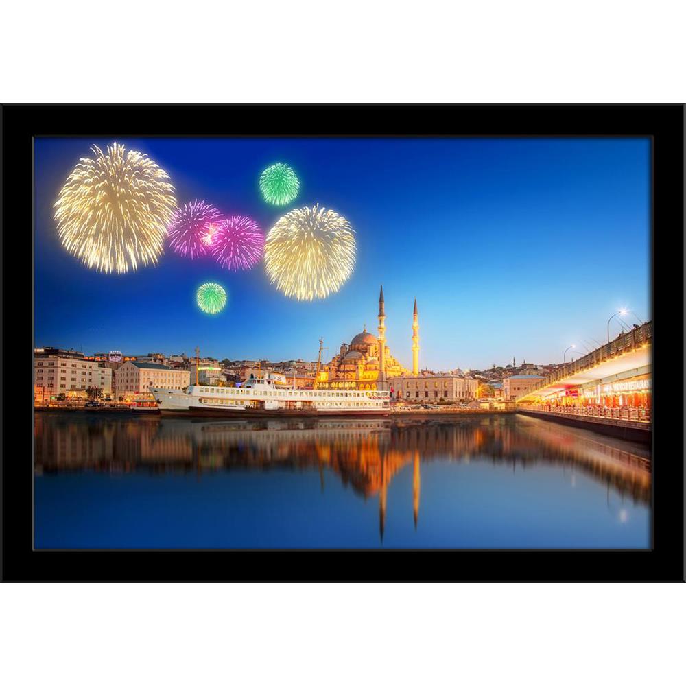 Galata Tower & Golden Horn in Istanbul, Turkey Painting Poster Frame-Regular Art Framed-REG_FR-IC 5006965 IC 5006965, Boats, Christianity, Cities, City Views, Festivals, Festivals and Occasions, Festive, God Ram, Hinduism, Landmarks, Nautical, Panorama, Places, Skylines, Stars, Turkish, Urban, galata, tower, golden, horn, in, istanbul, turkey, painting, poster, frame, anniversary, beautiful, blue, boat, bosphorus, bosporus, bridge, celebration, christmas, cityscape, colorful, evening, event, exploding, expl