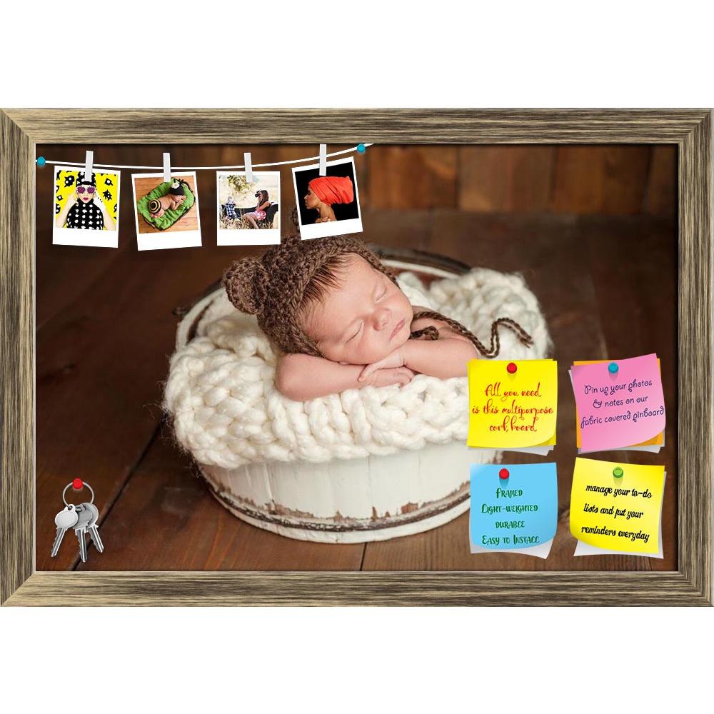 ArtzFolio Studio Photo Portrait of a Newborn Baby Boy D6 Printed Bulletin Board Notice Pin Board Soft Board | Framed-Bulletin Boards Framed-AZ5006973BLB_FR_RF_R-0-Image Code 5006973 Vishnu Image Folio Pvt Ltd, IC 5006973, ArtzFolio, Bulletin Boards Framed, Kids, Photography, studio, photo, portrait, of, a, newborn, baby, boy, d6, printed, bulletin, board, notice, pin, soft, framed, bear, hat, male, person, brown, sleeping, sleep, infant, cute, adorable, nap, napping, innocence, innocent, little, pure, purit