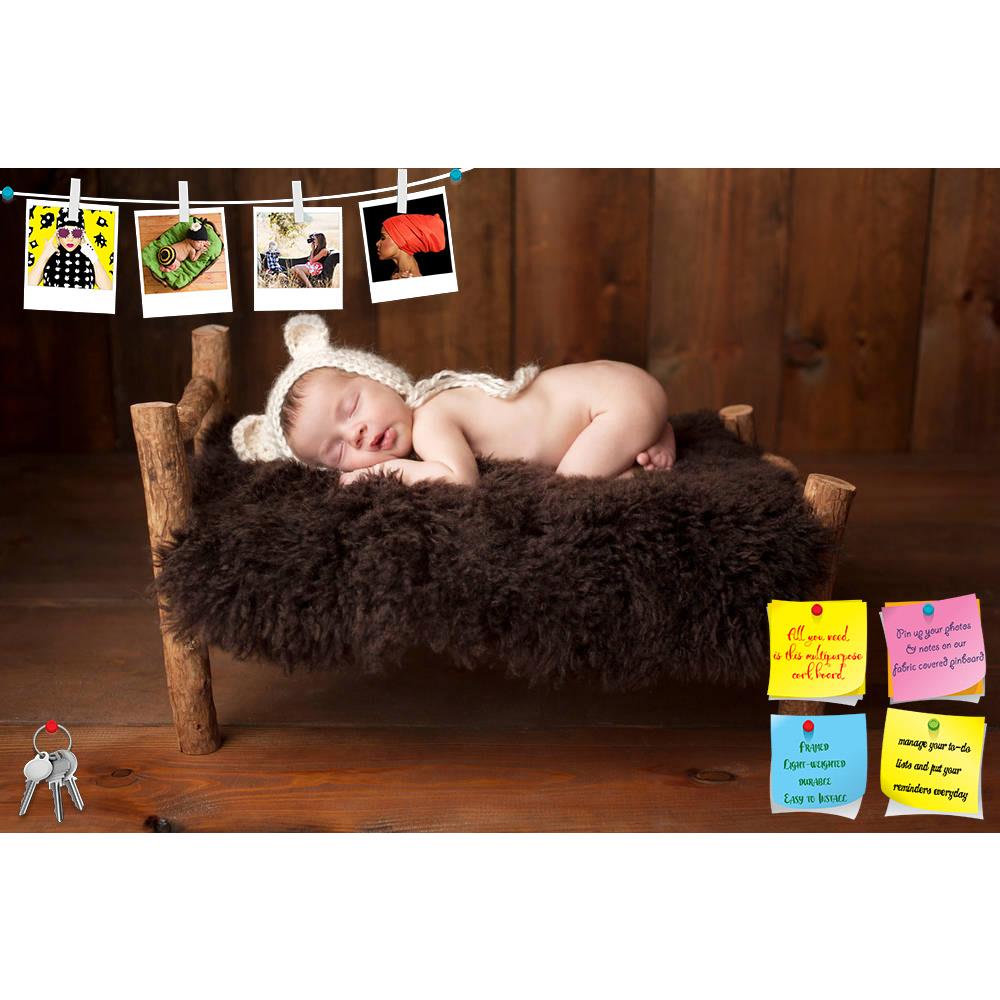 ArtzFolio Studio Photo Portrait of a Newborn Baby Boy D9 Printed Bulletin Board Notice Pin Board Soft Board | Frameless-Bulletin Boards Frameless-AZ5006976BLB_FL_RF_R-0-Image Code 5006976 Vishnu Image Folio Pvt Ltd, IC 5006976, ArtzFolio, Bulletin Boards Frameless, Kids, Photography, studio, photo, portrait, of, a, newborn, baby, boy, d9, printed, bulletin, board, notice, pin, soft, frameless, bear, hat, bonnet, bed, male, person, brown, sleeping, sleep, infant, cute, adorable, nap, napping, innocence, inno