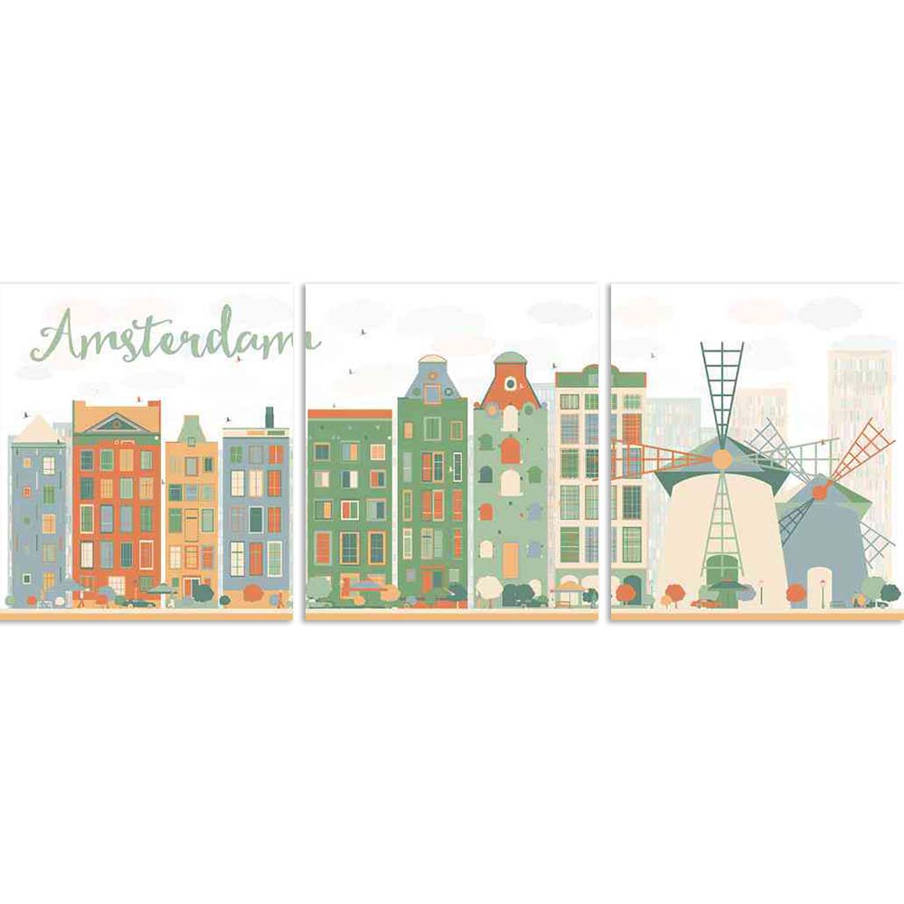 ArtzFolio Abstract Amsterdam City Skyline, The Netherlands Split Art Painting Panel on Sunboard-Split Art Panels-AZ5006980SPL_FR_RF_R-0-Image Code 5006980 Vishnu Image Folio Pvt Ltd, IC 5006980, ArtzFolio, Split Art Panels, Places, Digital Art, abstract, amsterdam, city, skyline, the, netherlands, split, art, painting, panel, on, sunboard, framed, canvas, print, wall, for, living, room, with, frame, poster, pitaara, box, large, size, drawing, big, office, reception, photography, of, kids, designer, decorati