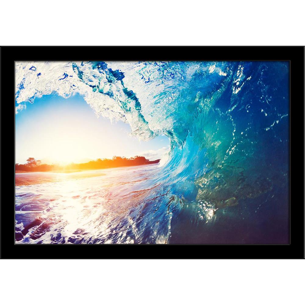 Blue Ocean Wave Crashing At Sunrise Painting Poster Frame-Regular Art Framed-REG_FR-IC 5006984 IC 5006984, Automobiles, Landscapes, Nature, Scenic, Splatter, Sports, Sunrises, Sunsets, Transportation, Travel, Tropical, Vehicles, blue, ocean, wave, crashing, at, sunrise, painting, poster, frame, beach, waves, sunset, sea, surfing, surf, surfer, strength, beaches, adventure, barrel, coast, color, crash, day, environment, epic, fun, horizontal, landscape, large, liquid, motion, outdoor, power, pure, recreation