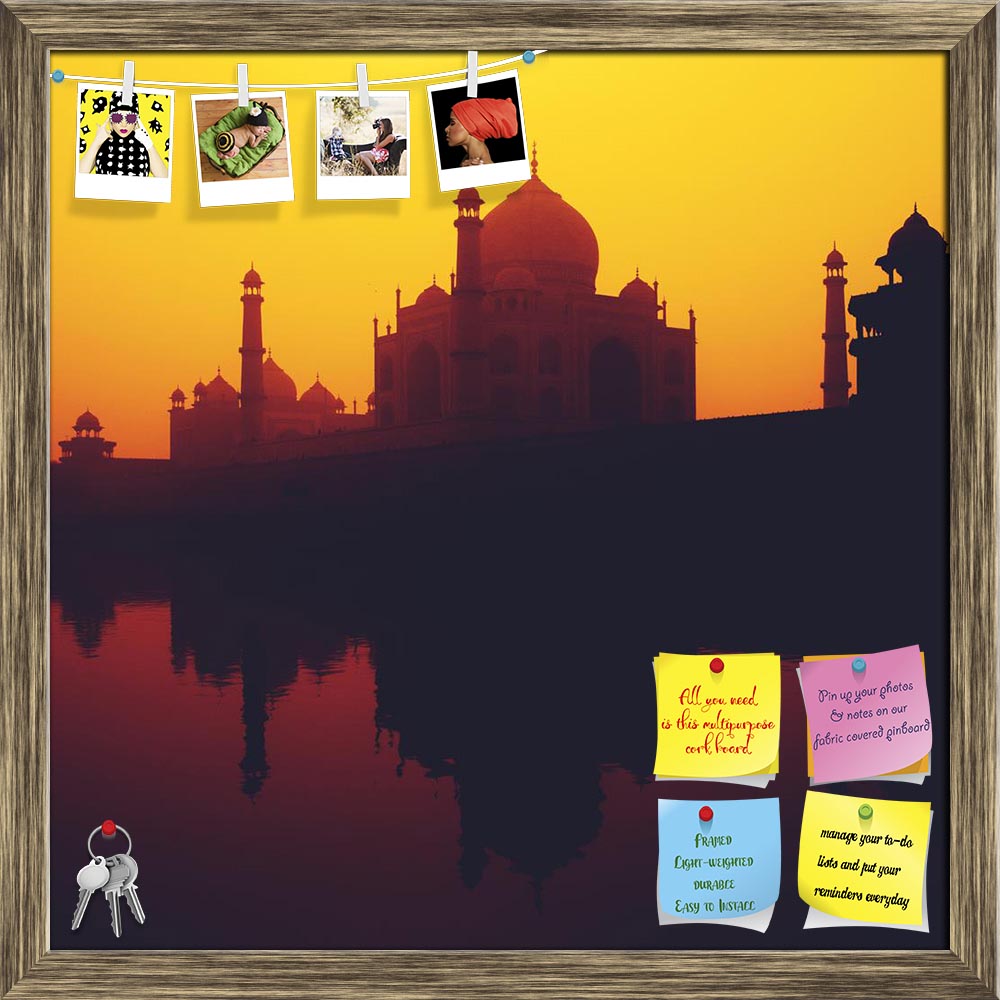 ArtzFolio Sunset Silhouette of Taj Mahal, Agra, India Printed Bulletin Board Notice Pin Board Soft Board | Framed-Bulletin Boards Framed-AZ5006987BLB_FR_RF_R-0-Image Code 5006987 Vishnu Image Folio Pvt Ltd, IC 5006987, ArtzFolio, Bulletin Boards Framed, Places, Religious, Photography, sunset, silhouette, of, taj, mahal, agra, india, printed, bulletin, board, notice, pin, soft, framed, 7, wonders, international, landmark, lifestyles, architectural, styles, architecture, asia, beautiful, building, built, stru