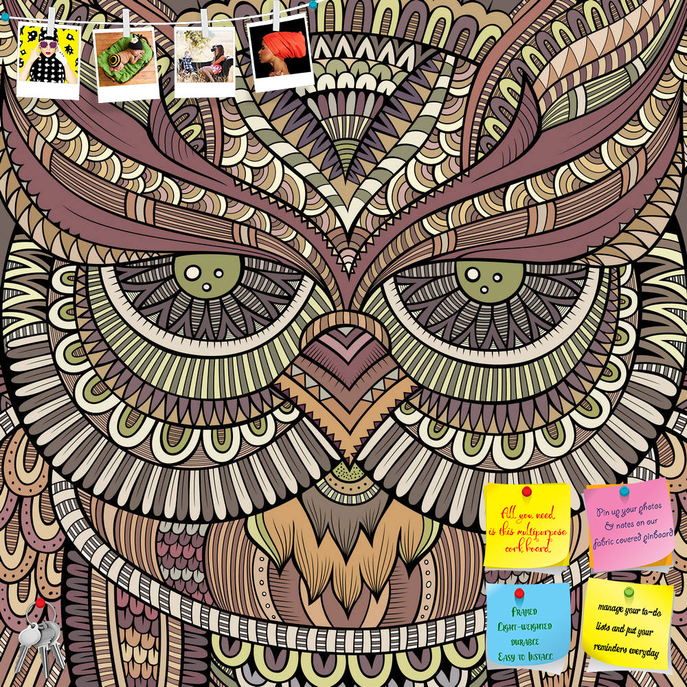 ArtzFolio Abstract Ornamental Owl Head Printed Bulletin Board Notice Pin Board Soft Board | Frameless-Bulletin Boards Frameless-AZ5006988BLB_FL_RF_R-0-Image Code 5006988 Vishnu Image Folio Pvt Ltd, IC 5006988, ArtzFolio, Bulletin Boards Frameless, Birds, Kids, Digital Art, abstract, ornamental, owl, head, printed, bulletin, board, notice, pin, soft, frameless, decorative, head., pin up board, push pin board, extra large cork board, big pin board, notice board, small bulletin board, cork board, wall notice b
