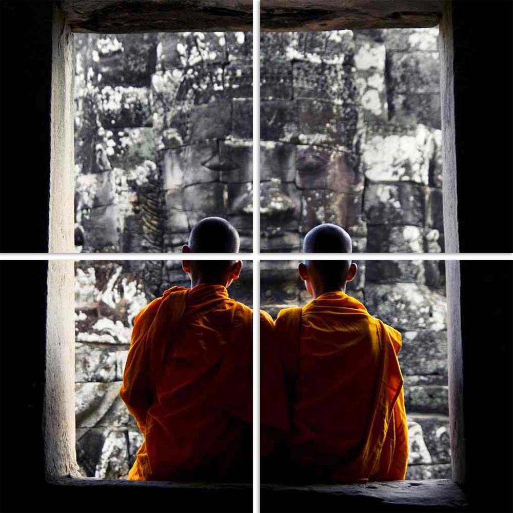 ArtzFolio Contemplating Monk In Cambodia Culture Concept Split Art Painting Panel on Sunboard-Split Art Panels-AZ5006989SPL_FR_RF_R-0-Image Code 5006989 Vishnu Image Folio Pvt Ltd, IC 5006989, ArtzFolio, Split Art Panels, Places, Religious, Photography, contemplating, monk, in, cambodia, culture, concept, split, art, painting, panel, on, sunboard, framed, canvas, print, wall, for, living, room, with, frame, poster, pitaara, box, large, size, drawing, big, office, reception, of, kids, designer, decorative, a
