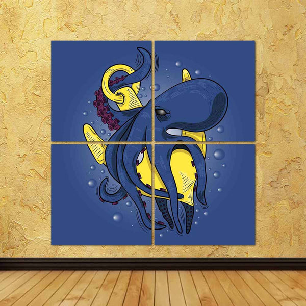 ArtzFolio Large Evil Octopus Monster With A Ship's Anchor Split Art Painting Panel on Sunboard-Split Art Panels-AZ5006990SPL_FR_RF_R-0-Image Code 5006990 Vishnu Image Folio Pvt Ltd, IC 5006990, ArtzFolio, Split Art Panels, Animals, Kids, Digital Art, large, evil, octopus, monster, with, a, ship's, anchor, split, art, painting, panel, on, sunboard, framed, canvas, print, wall, for, living, room, frame, poster, pitaara, box, size, drawing, big, office, reception, photography, of, designer, decorative, amazonb