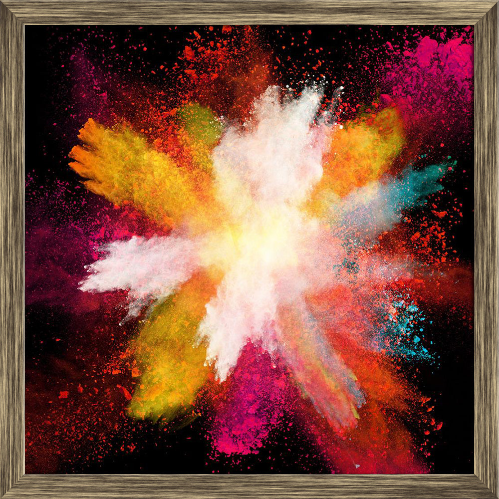 ArtzFolio Colorful Powder Splash D3 Canvas Painting-Paintings Wooden Framing-AZ5006991ART_FR_RF_R-0-Image Code 5006991 Vishnu Image Folio Pvt Ltd, IC 5006991, ArtzFolio, Paintings Wooden Framing, Abstract, Photography, colorful, powder, splash, d3, canvas, painting, framed, print, wall, for, living, room, with, frame, poster, pitaara, box, large, size, drawing, art, split, big, office, reception, of, kids, panel, designer, decorative, amazonbasics, reprint, small, bedroom, on, scenery, color, background, bl