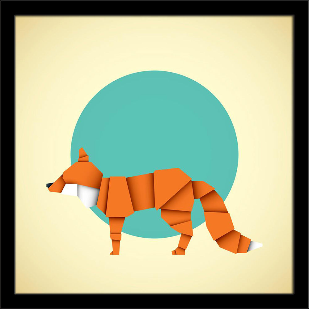 Origami Fox Painting Poster Frame-Regular Art Framed-REG_FR-IC 5006999 IC 5006999, Animals, Art and Paintings, Decorative, Signs, Signs and Symbols, Wildlife, origami, fox, painting, poster, frame, animal, art, artistic, creative, decor, decoration, decorations, design, designs, fold, folded, foxes, handmade, mammal, mammals, paper, papers, wild, work, working, artzfolio, wall decor for living room, wall frames for living room, frames for living room, wall art, canvas painting, wall frame, scenery, panting,