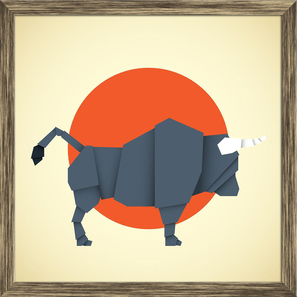 ArtzFolio Origami Buffalo Canvas Painting Synthetic Frame-Paintings Synthetic Framing-AZ5007000ART_FR_RF_R-0-Image Code 5007000 Vishnu Image Folio Pvt Ltd, IC 5007000, ArtzFolio, Paintings Synthetic Framing, Animals, Kids, Digital Art, origami, buffalo, canvas, painting, synthetic, frame, framed, print, wall, for, living, room, with, poster, pitaara, box, large, size, drawing, art, split, big, office, reception, photography, of, panel, designer, decorative, amazonbasics, reprint, small, bedroom, on, scenery