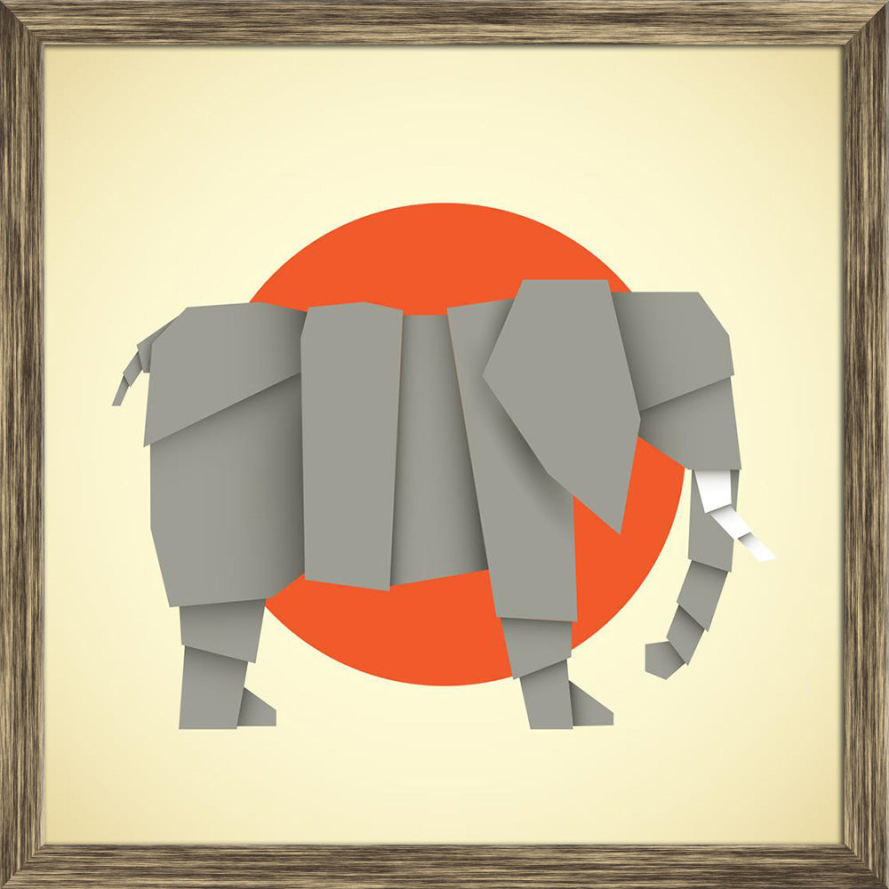 ArtzFolio Origami Elephant Canvas Painting-Paintings Wooden Framing-AZ5007001ART_FR_RF_R-0-Image Code 5007001 Vishnu Image Folio Pvt Ltd, IC 5007001, ArtzFolio, Paintings Wooden Framing, Animals, Kids, Digital Art, origami, elephant, canvas, painting, framed, print, wall, for, living, room, with, frame, poster, pitaara, box, large, size, drawing, art, split, big, office, reception, photography, of, panel, designer, decorative, amazonbasics, reprint, small, bedroom, on, scenery, painting, framed, canvas, pri