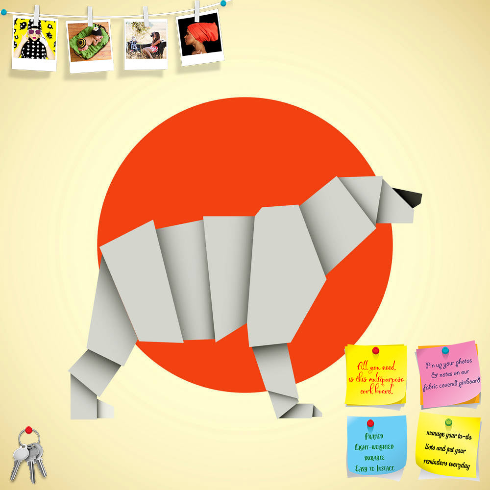 ArtzFolio Origami Polar Bear Printed Bulletin Board Notice Pin Board Soft Board | Frameless-Bulletin Boards Frameless-AZ5007002BLB_FL_RF_R-0-Image Code 5007002 Vishnu Image Folio Pvt Ltd, IC 5007002, ArtzFolio, Bulletin Boards Frameless, Animals, Kids, Digital Art, origami, polar, bear, printed, bulletin, board, notice, pin, soft, frameless, pin up board, push pin board, extra large cork board, big pin board, notice board, small bulletin board, cork board, wall notice board, giant cork board, bulletin board