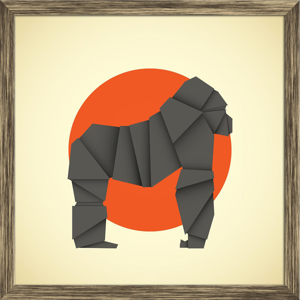 ArtzFolio Origami Gorilla Canvas Painting Synthetic Frame-Paintings Synthetic Framing-AZ5007003ART_FR_RF_R-0-Image Code 5007003 Vishnu Image Folio Pvt Ltd, IC 5007003, ArtzFolio, Paintings Synthetic Framing, Animals, Kids, Digital Art, origami, gorilla, canvas, painting, synthetic, frame, framed, print, wall, for, living, room, with, poster, pitaara, box, large, size, drawing, art, split, big, office, reception, photography, of, panel, designer, decorative, amazonbasics, reprint, small, bedroom, on, scenery