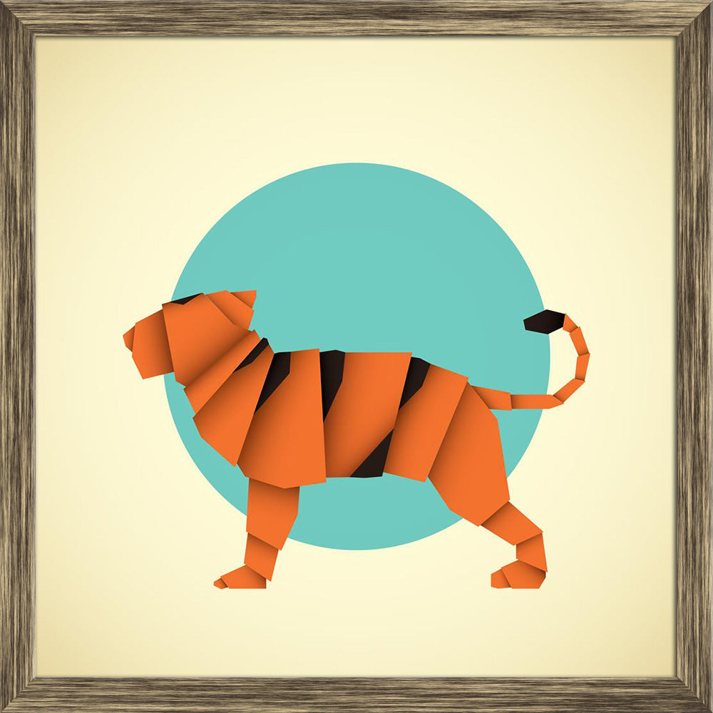 ArtzFolio Origami Tiger Canvas Painting-Paintings Wooden Framing-AZ5007004ART_FR_RF_R-0-Image Code 5007004 Vishnu Image Folio Pvt Ltd, IC 5007004, ArtzFolio, Paintings Wooden Framing, Animals, Kids, Digital Art, origami, tiger, canvas, painting, framed, print, wall, for, living, room, with, frame, poster, pitaara, box, large, size, drawing, art, split, big, office, reception, photography, of, panel, designer, decorative, amazonbasics, reprint, small, bedroom, on, scenery, painting, framed, canvas, print, wa