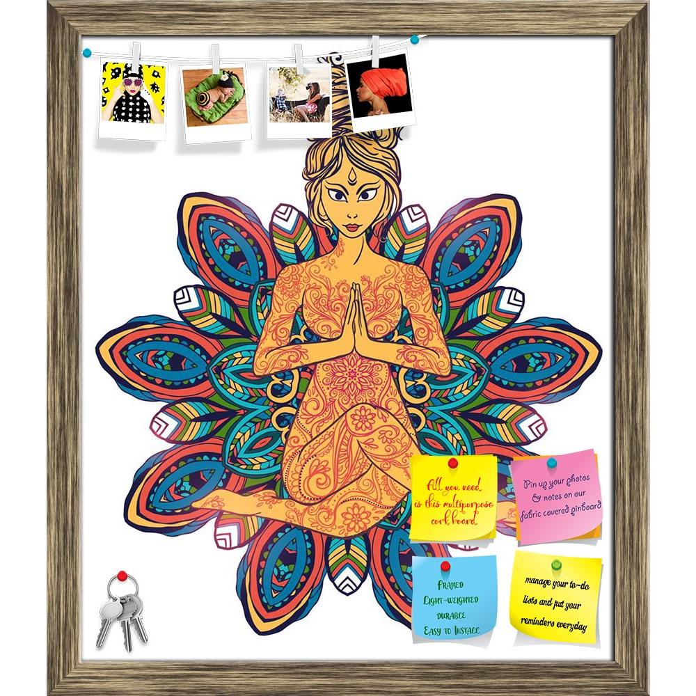 ArtzFolio Traditional Indian Arabic Art with Yoga Design D6 Printed Bulletin Board Notice Pin Board Soft Board | Framed-Bulletin Boards Framed-AZ5007007BLB_FR_RF_R-0-Image Code 5007007 Vishnu Image Folio Pvt Ltd, IC 5007007, ArtzFolio, Bulletin Boards Framed, Religious, Traditional, Digital Art, indian, arabic, art, with, yoga, design, d6, printed, bulletin, board, notice, pin, soft, framed, ornament, beautiful, card, vector, yoga., geometric, element, hand, drawn., perfect, cards, for, any, other, kind, bi