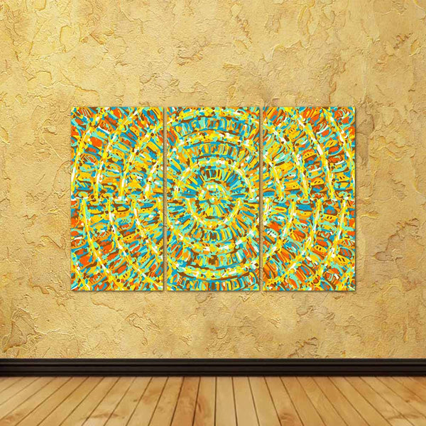 ArtzFolio Blue Yellow Brown Abstract Painting Background Split Art Painting Panel on Sunboard-Split Art Panels-AZ5007008SPL_FR_RF_R-0-Image Code 5007008 Vishnu Image Folio Pvt Ltd, IC 5007008, ArtzFolio, Split Art Panels, Abstract, Fine Art Reprint, blue, yellow, brown, painting, background, split, art, panel, on, sunboard, framed, canvas, print, wall, for, living, room, with, frame, poster, pitaara, box, large, size, drawing, big, office, reception, photography, of, kids, designer, decorative, amazonbasics