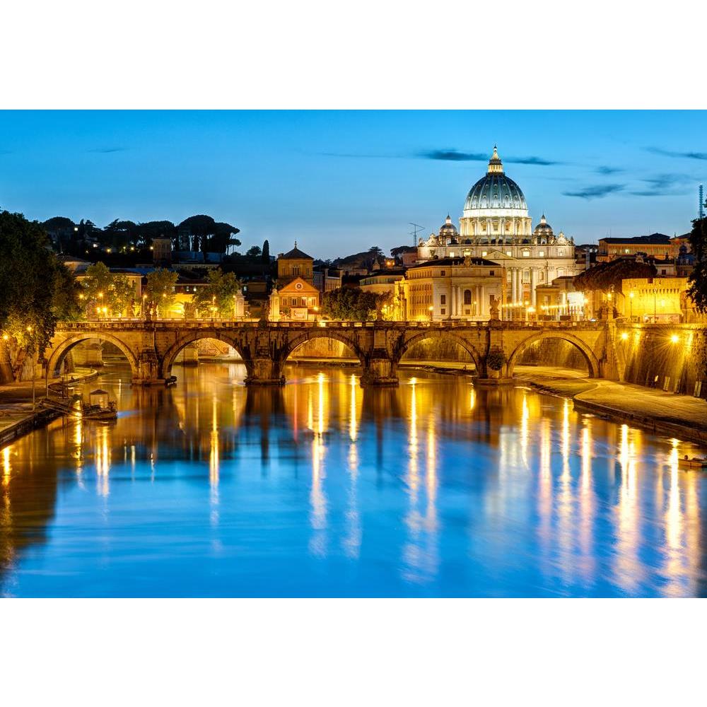 ArtzFolio St. Peter Basilica Ponte Sant Angelo, Rome Italy Unframed Premium Canvas Painting-Paintings Unframed Premium-AZ5007010ART_UN_RF_R-0-Image Code 5007010 Vishnu Image Folio Pvt Ltd, IC 5007010, ArtzFolio, Paintings Unframed Premium, Places, Photography, st., peter, basilica, ponte, sant, angelo, rome, italy, unframed, premium, canvas, painting, large, size, print, wall, for, living, room, without, frame, decorative, poster, art, pitaara, box, drawing, amazonbasics, big, kids, designer, office, recept