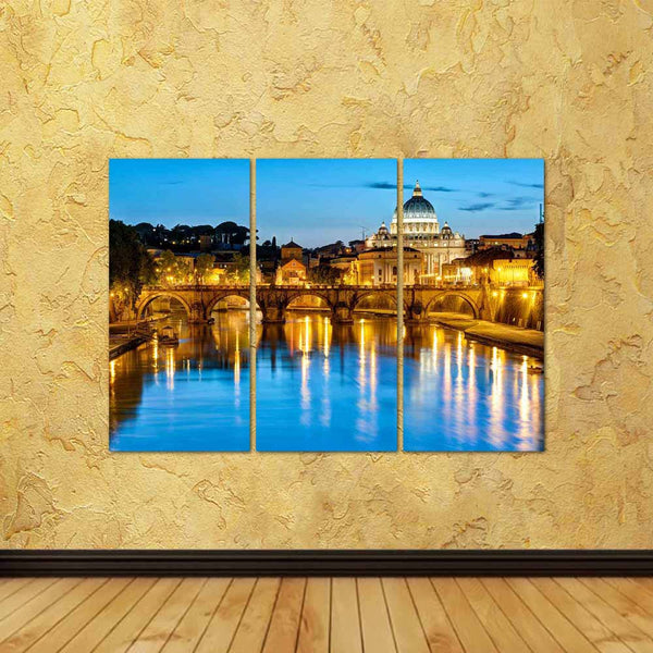 ArtzFolio St. Peter Basilica Ponte Sant Angelo, Rome Italy Split Art Painting Panel on Sunboard-Split Art Panels-AZ5007010SPL_FR_RF_R-0-Image Code 5007010 Vishnu Image Folio Pvt Ltd, IC 5007010, ArtzFolio, Split Art Panels, Places, Photography, st., peter, basilica, ponte, sant, angelo, rome, italy, split, art, painting, panel, on, sunboard, framed, canvas, print, wall, for, living, room, with, frame, poster, pitaara, box, large, size, drawing, big, office, reception, of, kids, designer, decorative, amazonb