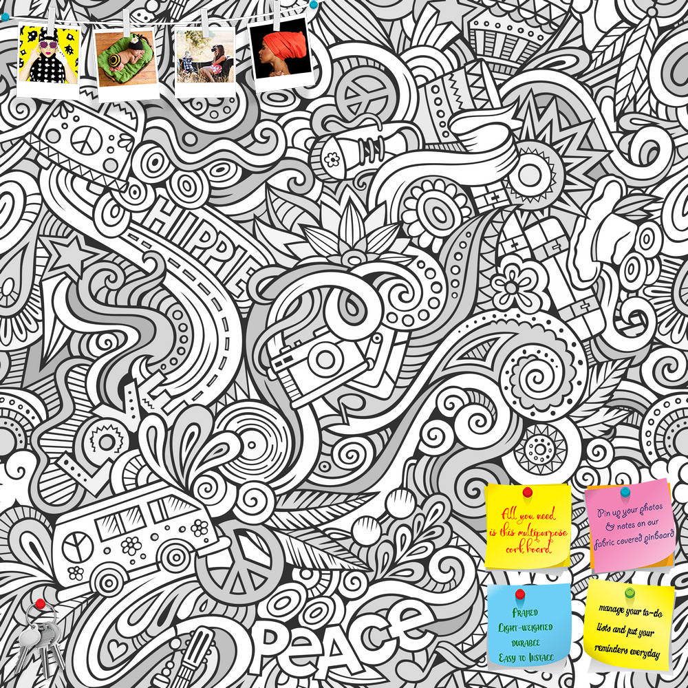 ArtzFolio Hippie Style Cartoon Doodles D1 Printed Bulletin Board Notice Pin Board Soft Board | Frameless-Bulletin Boards Frameless-AZ5007011BLB_FL_RF_R-0-Image Code 5007011 Vishnu Image Folio Pvt Ltd, IC 5007011, ArtzFolio, Bulletin Boards Frameless, Abstract, Digital Art, hippie, style, cartoon, doodles, d1, printed, bulletin, board, notice, pin, soft, frameless, hand-drawn, subject, theme, seamless, pattern., sketchy, vector, background, pin up board, push pin board, extra large cork board, big pin board,