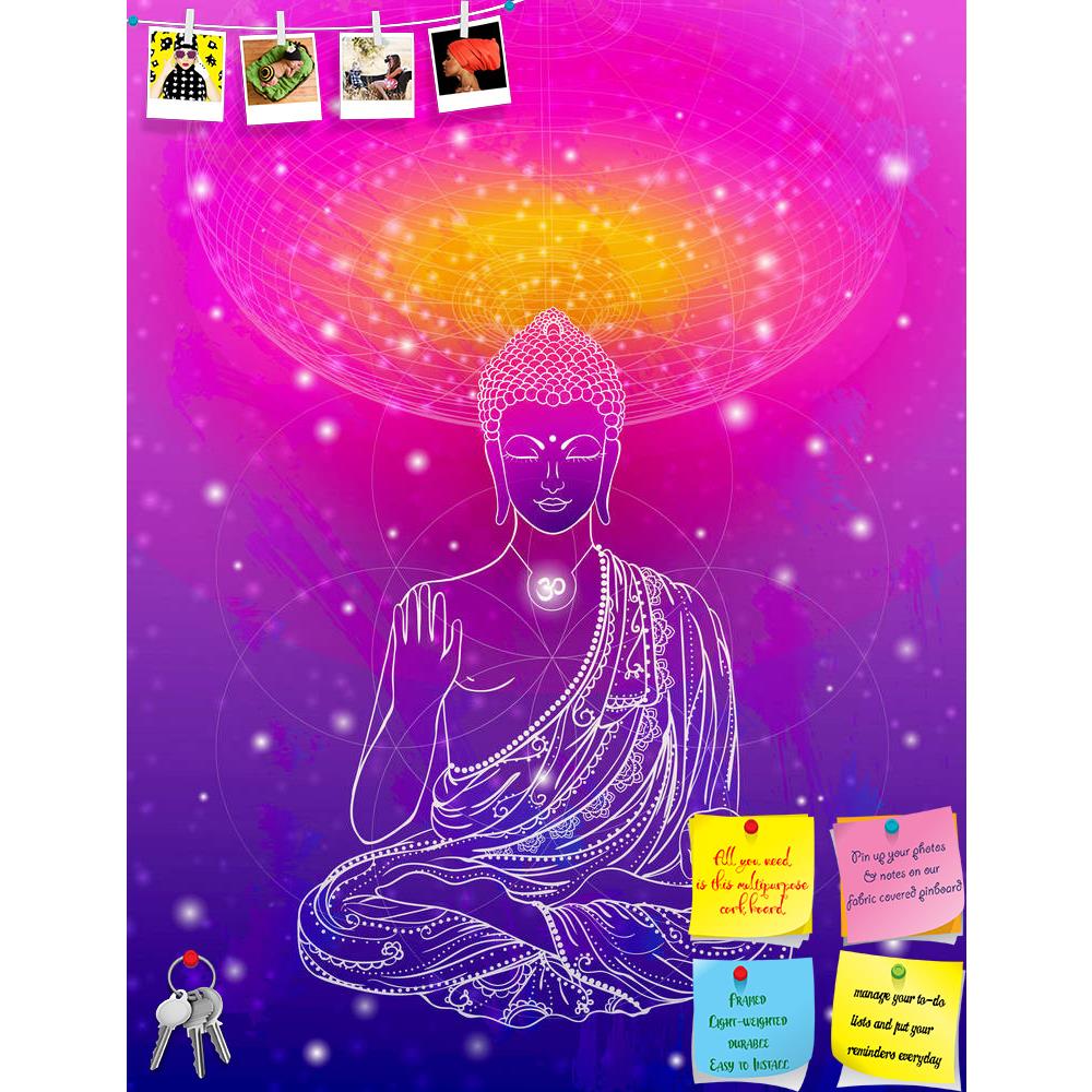 ArtzFolio Lord Buddha in Lotus Meditation Position Printed Bulletin Board Notice Pin Board Soft Board | Frameless-Bulletin Boards Frameless-AZ5007015BLB_FL_RF_R-0-Image Code 5007015 Vishnu Image Folio Pvt Ltd, IC 5007015, ArtzFolio, Bulletin Boards Frameless, Religious, Traditional, Digital Art, lord, buddha, in, lotus, meditation, position, printed, bulletin, board, notice, pin, soft, frameless, statue, meditation., geometric, element, hand, drawn., psychedelic, poster, style, 60's, 70's., sacred, geometry