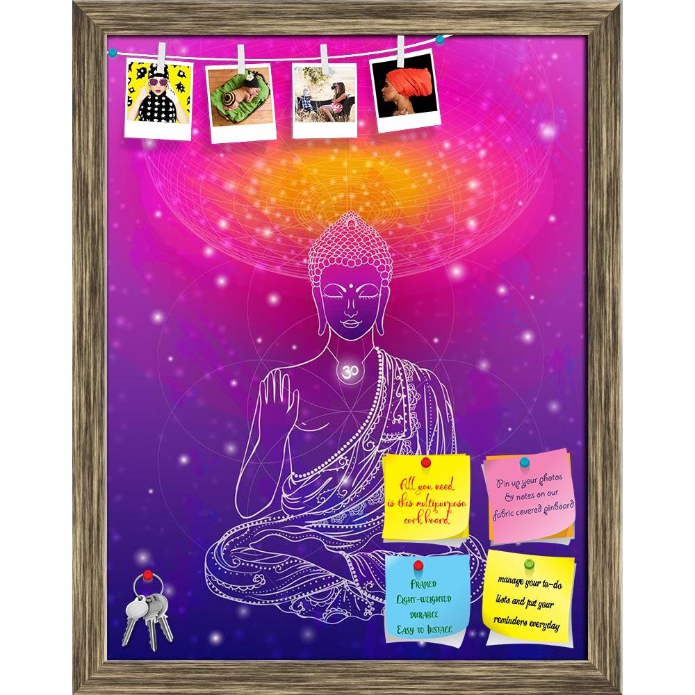 ArtzFolio Lord Buddha in Lotus Meditation Position Printed Bulletin Board Notice Pin Board Soft Board | Framed-Bulletin Boards Framed-AZ5007015BLB_FR_RF_R-0-Image Code 5007015 Vishnu Image Folio Pvt Ltd, IC 5007015, ArtzFolio, Bulletin Boards Framed, Religious, Traditional, Digital Art, lord, buddha, in, lotus, meditation, position, printed, bulletin, board, notice, pin, soft, framed, statue, meditation., geometric, element, hand, drawn., psychedelic, poster, style, 60's, 70's., sacred, geometry., promoted,