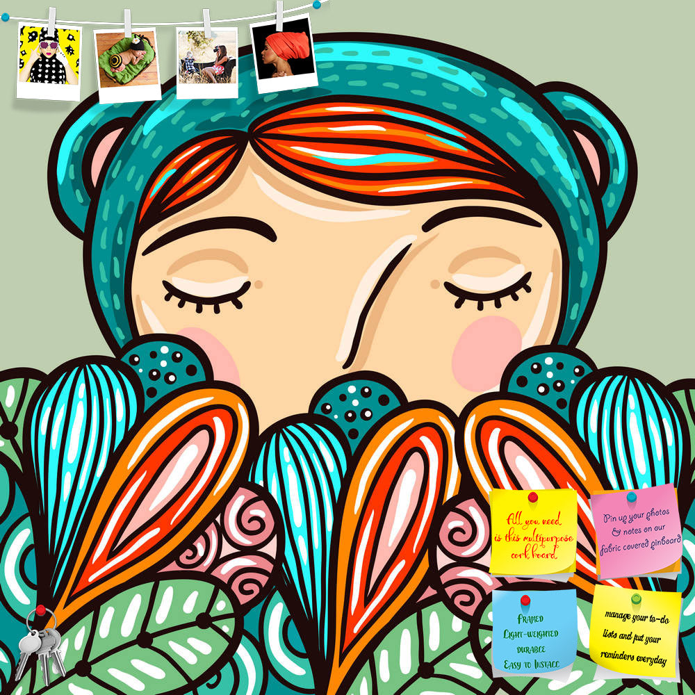 ArtzFolio Cute Little Girl Hiding & Dreaming Printed Bulletin Board Notice Pin Board Soft Board | Frameless-Bulletin Boards Frameless-AZ5007023BLB_FL_RF_R-0-Image Code 5007023 Vishnu Image Folio Pvt Ltd, IC 5007023, ArtzFolio, Bulletin Boards Frameless, Kids, Digital Art, cute, little, girl, hiding, dreaming, printed, bulletin, board, notice, pin, soft, frameless, illustration., pin up board, push pin board, extra large cork board, big pin board, notice board, small bulletin board, cork board, wall notice b