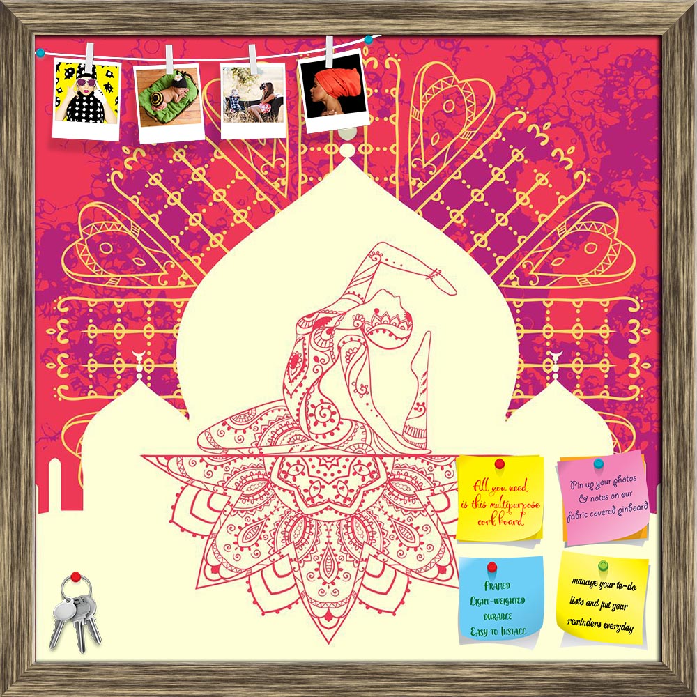 ArtzFolio Traditional Indian Arabic Art with Yoga Design D7 Printed Bulletin Board Notice Pin Board Soft Board | Framed-Bulletin Boards Framed-AZ5007035BLB_FR_RF_R-0-Image Code 5007035 Vishnu Image Folio Pvt Ltd, IC 5007035, ArtzFolio, Bulletin Boards Framed, Religious, Traditional, Digital Art, indian, arabic, art, with, yoga, design, d7, printed, bulletin, board, notice, pin, soft, framed, ornament, beautiful, card, vector, yoga., geometric, element, hand, drawn., perfect, cards, for, any, other, kind, bi