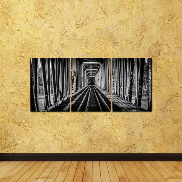 ArtzFolio Railway Bridge Tracks From Yesteryear in Canada Split Art Painting Panel on Sunboard-Split Art Panels-AZ5007044SPL_FR_RF_R-0-Image Code 5007044 Vishnu Image Folio Pvt Ltd, IC 5007044, ArtzFolio, Split Art Panels, Places, Photography, railway, bridge, tracks, from, yesteryear, in, canada, split, art, painting, panel, on, sunboard, framed, canvas, print, wall, for, living, room, with, frame, poster, pitaara, box, large, size, drawing, big, office, reception, of, kids, designer, decorative, amazonbas