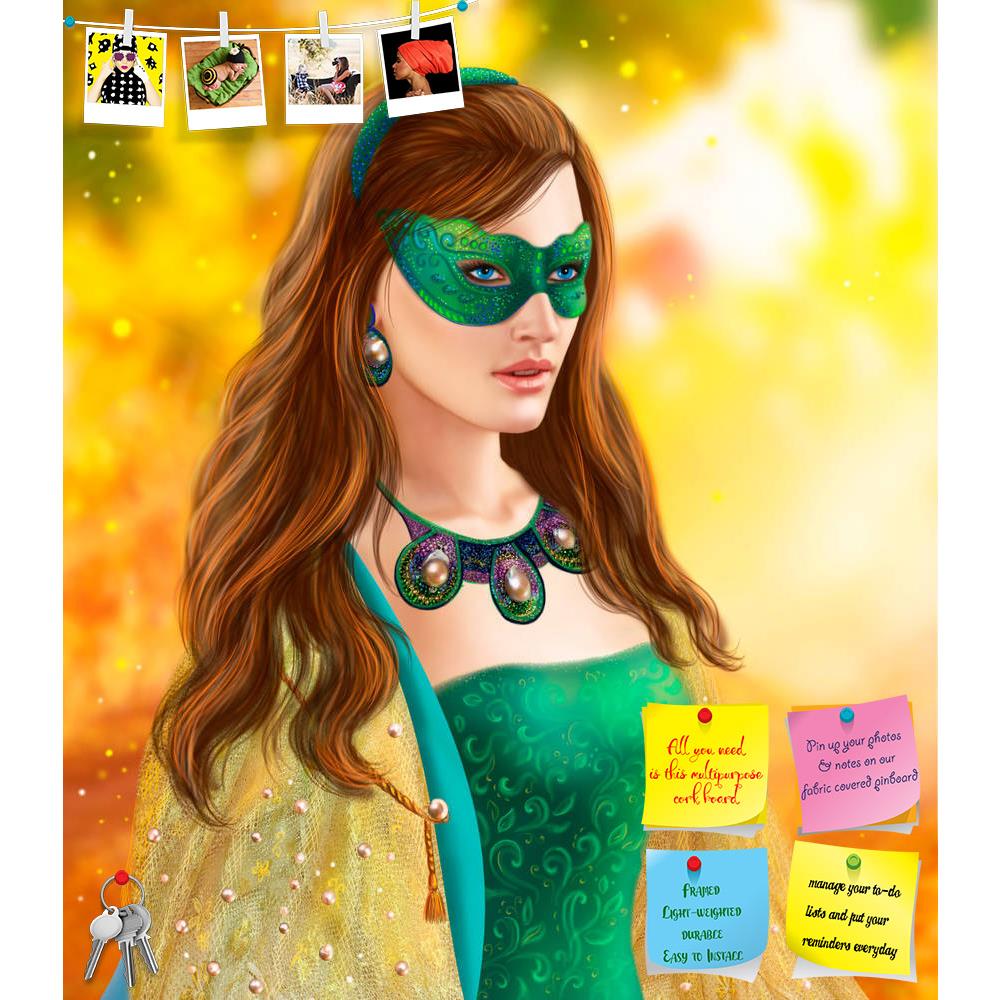 ArtzFolio Fantasy Woman Snow Queen In Green Mask Printed Bulletin Board Notice Pin Board Soft Board | Frameless-Bulletin Boards Frameless-AZ5007047BLB_FL_RF_R-0-Image Code 5007047 Vishnu Image Folio Pvt Ltd, IC 5007047, ArtzFolio, Bulletin Boards Frameless, Fantasy, Portraits, Digital Art, woman, snow, queen, in, green, mask, printed, bulletin, board, notice, pin, soft, frameless, beautiful, mask., autumn, pin up board, push pin board, extra large cork board, big pin board, notice board, small bulletin boar