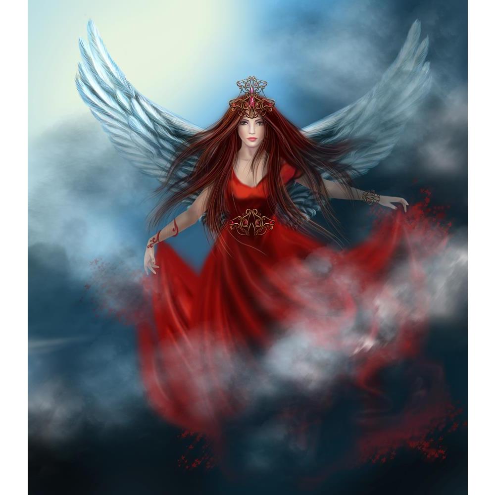 ArtzFolio Fantasy Woman Queen with Wings in Clouds Unframed Premium Canvas Painting-Paintings Unframed Premium-AZ5007049ART_UN_RF_R-0-Image Code 5007049 Vishnu Image Folio Pvt Ltd, IC 5007049, ArtzFolio, Paintings Unframed Premium, Fantasy, Figurative, Digital Art, woman, queen, with, wings, in, clouds, unframed, premium, canvas, painting, large, size, print, wall, for, living, room, without, frame, decorative, poster, art, pitaara, box, drawing, photography, amazonbasics, big, kids, designer, office, recep