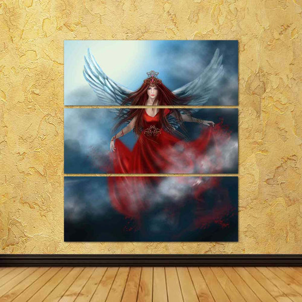 ArtzFolio Fantasy Woman Queen with Wings in Clouds Split Art Painting Panel on Sunboard-Split Art Panels-AZ5007049SPL_FR_RF_R-0-Image Code 5007049 Vishnu Image Folio Pvt Ltd, IC 5007049, ArtzFolio, Split Art Panels, Fantasy, Figurative, Digital Art, woman, queen, with, wings, in, clouds, split, art, painting, panel, on, sunboard, framed, canvas, print, wall, for, living, room, frame, poster, pitaara, box, large, size, drawing, big, office, reception, photography, of, kids, designer, decorative, amazonbasics