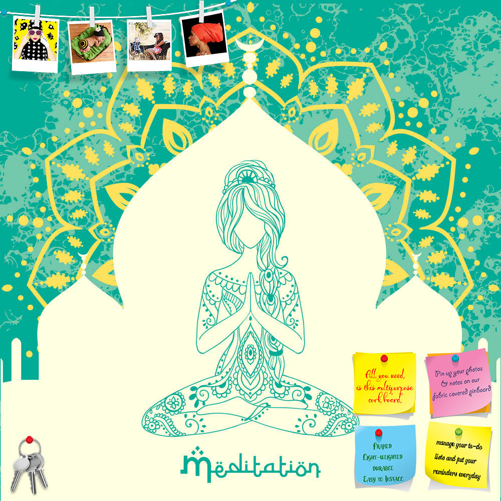 ArtzFolio Traditional Indian Arabic Art with Yoga Design D9 Printed Bulletin Board Notice Pin Board Soft Board | Frameless-Bulletin Boards Frameless-AZ5007050BLB_FL_RF_R-0-Image Code 5007050 Vishnu Image Folio Pvt Ltd, IC 5007050, ArtzFolio, Bulletin Boards Frameless, Quotes, Religious, Traditional, Digital Art, indian, arabic, art, with, yoga, design, d9, printed, bulletin, board, notice, pin, soft, frameless, ornament, beautiful, card, vector, yoga., geometric, element, hand, drawn., perfect, cards, for, 
