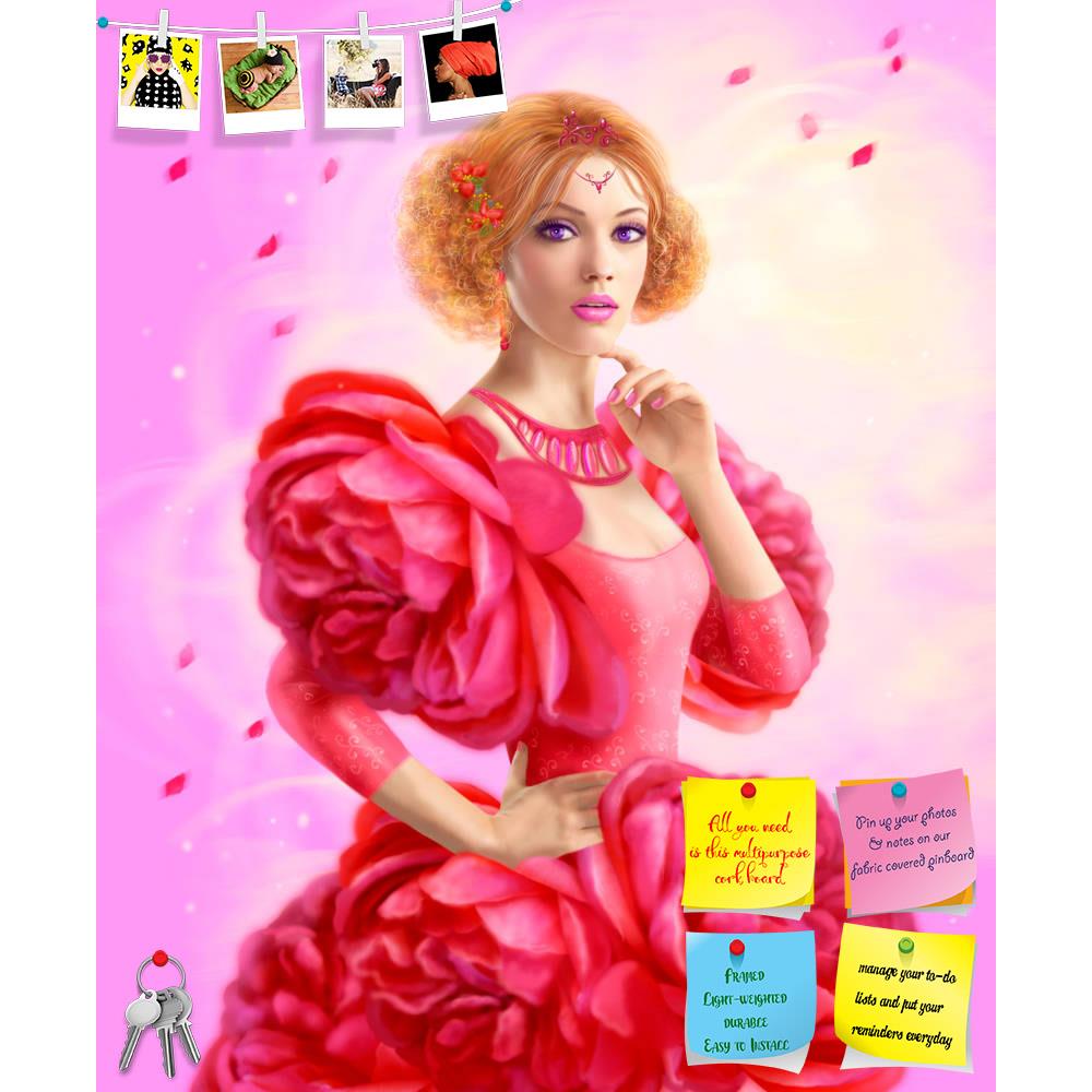 ArtzFolio Beautiful Woman Spring In Dress Roses Printed Bulletin Board Notice Pin Board Soft Board | Frameless-Bulletin Boards Frameless-AZ5007051BLB_FL_RF_R-0-Image Code 5007051 Vishnu Image Folio Pvt Ltd, IC 5007051, ArtzFolio, Bulletin Boards Frameless, Fantasy, Portraits, Digital Art, beautiful, woman, spring, in, dress, roses, printed, bulletin, board, notice, pin, soft, frameless, roses., flower, illustration., pin up board, push pin board, extra large cork board, big pin board, notice board, small bu