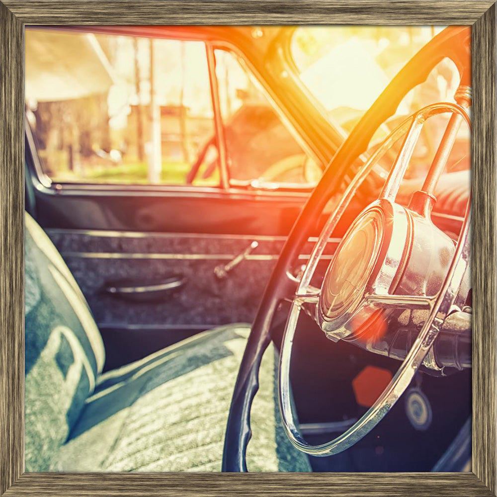 ArtzFolio Interior Photo of a Classic Vintage Car Canvas Painting Synthetic Frame-Paintings Synthetic Framing-AZ5007052ART_FR_RF_R-0-Image Code 5007052 Vishnu Image Folio Pvt Ltd, IC 5007052, ArtzFolio, Paintings Synthetic Framing, Automobiles, Vintage, Photography, interior, photo, of, a, classic, car, canvas, painting, synthetic, frame, framed, print, wall, for, living, room, with, poster, pitaara, box, large, size, drawing, art, split, big, office, reception, kids, panel, designer, decorative, amazonbasi