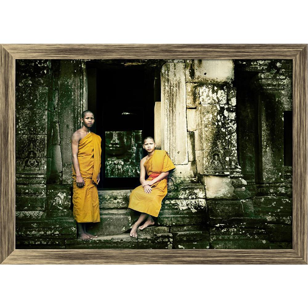 ArtzFolio Serene Monk Angkor Wat Siam Reap Cambodia Concept D2 Canvas Painting Synthetic Frame-Paintings Synthetic Framing-AZ5007060ART_FR_RF_R-0-Image Code 5007060 Vishnu Image Folio Pvt Ltd, IC 5007060, ArtzFolio, Paintings Synthetic Framing, Places, Religious, Photography, serene, monk, angkor, wat, siam, reap, cambodia, concept, d2, canvas, painting, synthetic, frame, framed, print, wall, for, living, room, with, poster, pitaara, box, large, size, drawing, art, split, big, office, reception, of, kids, p
