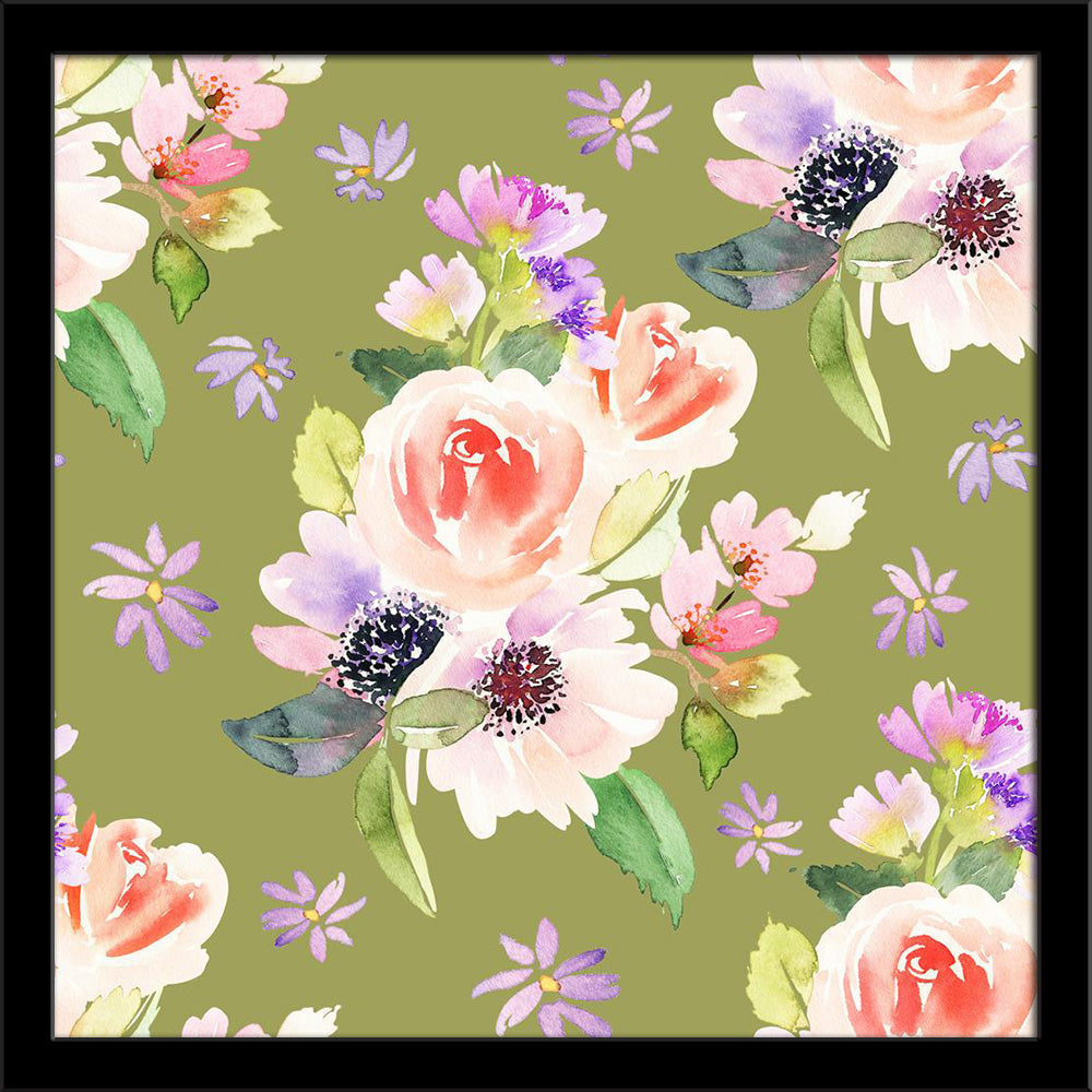 Watercolor Flowers Pattern Painting Poster Frame-Regular Art Framed-REG_FR-IC 5007070 IC 5007070, Ancient, Art and Paintings, Black and White, Botanical, Drawing, Fashion, Floral, Flowers, Historical, Illustrations, Medieval, Nature, Patterns, Retro, Scenic, Signs, Signs and Symbols, Vintage, Watercolour, Wedding, White, watercolor, pattern, painting, poster, frame, art, background, bloom, blossom, bouquet, bunch, casual, celebration, decoration, delicate, design, drawn, elegant, fabric, flora, flower, frag