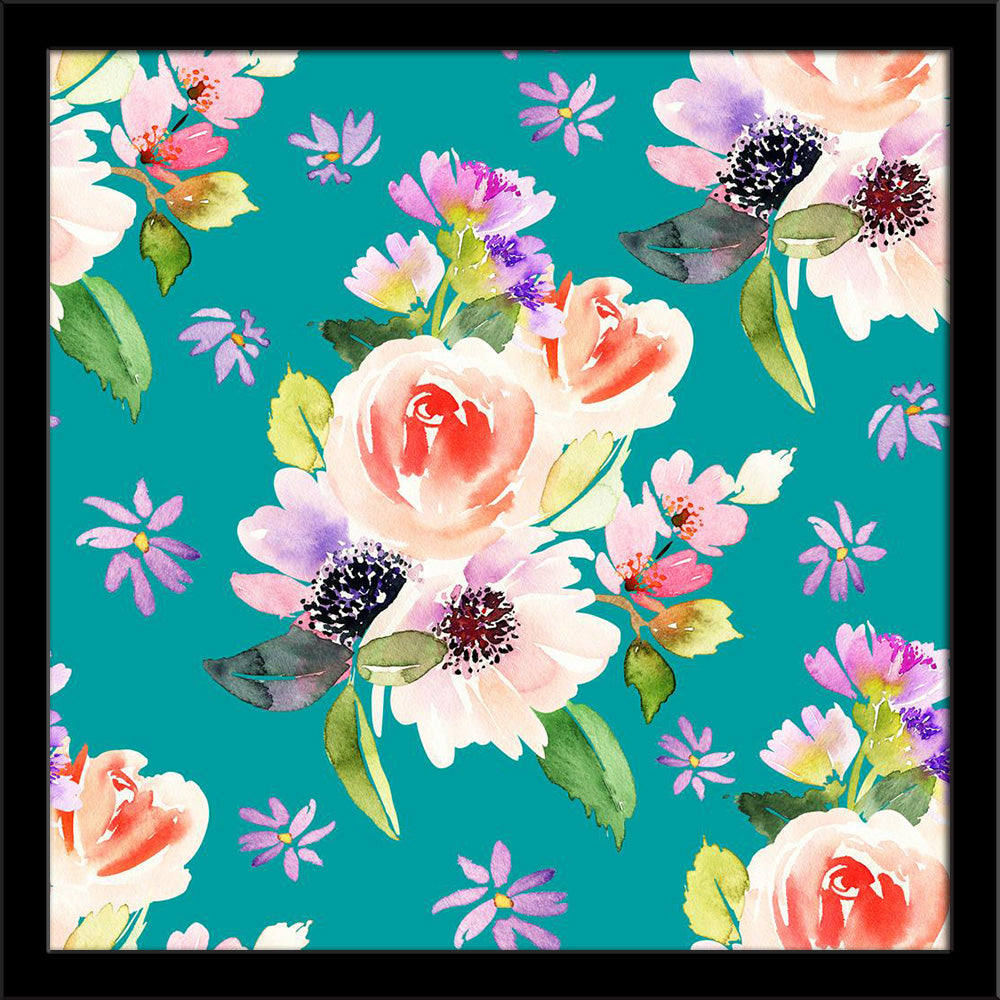 Watercolor Flowers Pattern Painting Poster Frame-Regular Art Framed-REG_FR-IC 5007072 IC 5007072, Ancient, Art and Paintings, Black and White, Botanical, Drawing, Fashion, Floral, Flowers, Historical, Illustrations, Medieval, Nature, Patterns, Retro, Scenic, Signs, Signs and Symbols, Vintage, Watercolour, Wedding, White, watercolor, pattern, painting, poster, frame, art, background, bloom, blossom, bouquet, bunch, casual, celebration, decoration, delicate, design, drawn, elegant, fabric, flora, flower, frag