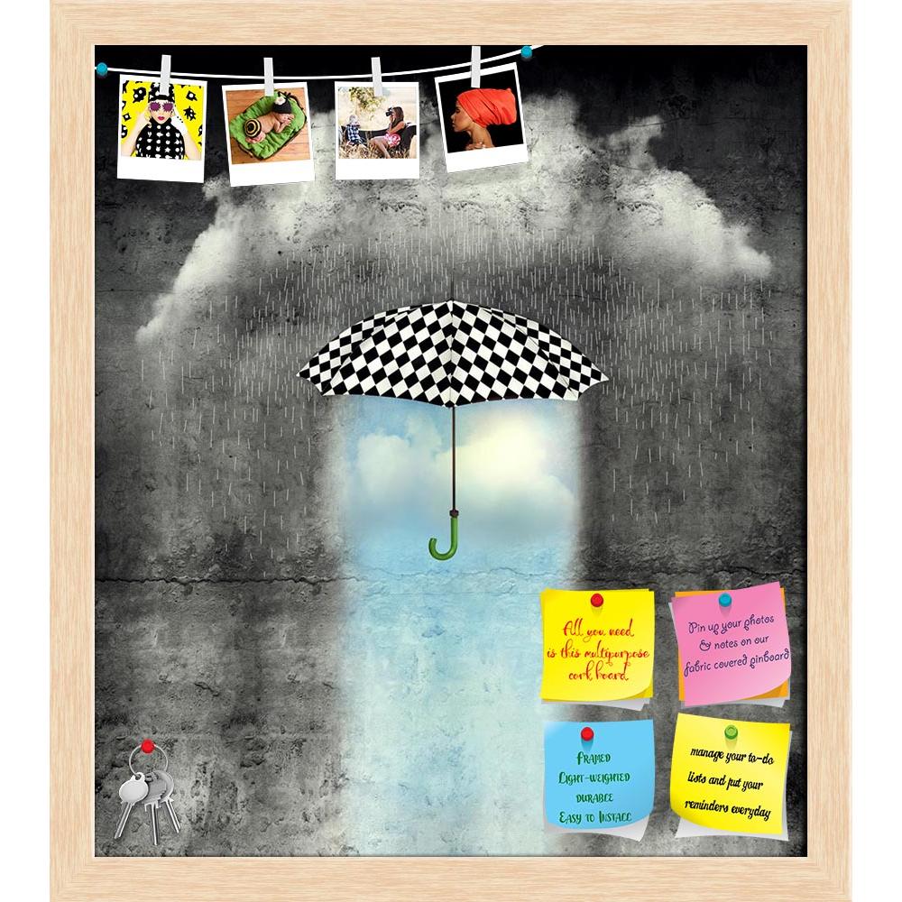 ArtzFolio Surreal Image of a Checkered Umbrella Printed Bulletin Board Notice Pin Board Soft Board | Framed-Bulletin Boards Framed-AZ5007077BLB_FR_RF_R-0-Image Code 5007077 Vishnu Image Folio Pvt Ltd, IC 5007077, ArtzFolio, Bulletin Boards Framed, Conceptual, Digital Art, surreal, image, of, a, checkered, umbrella, printed, bulletin, board, notice, pin, soft, framed, fantasy, chess, sky, cloud, bad, weather, good, rain, texture, idea, illustration, artwork, creativity, surrealism, surrealistic, unique, conc