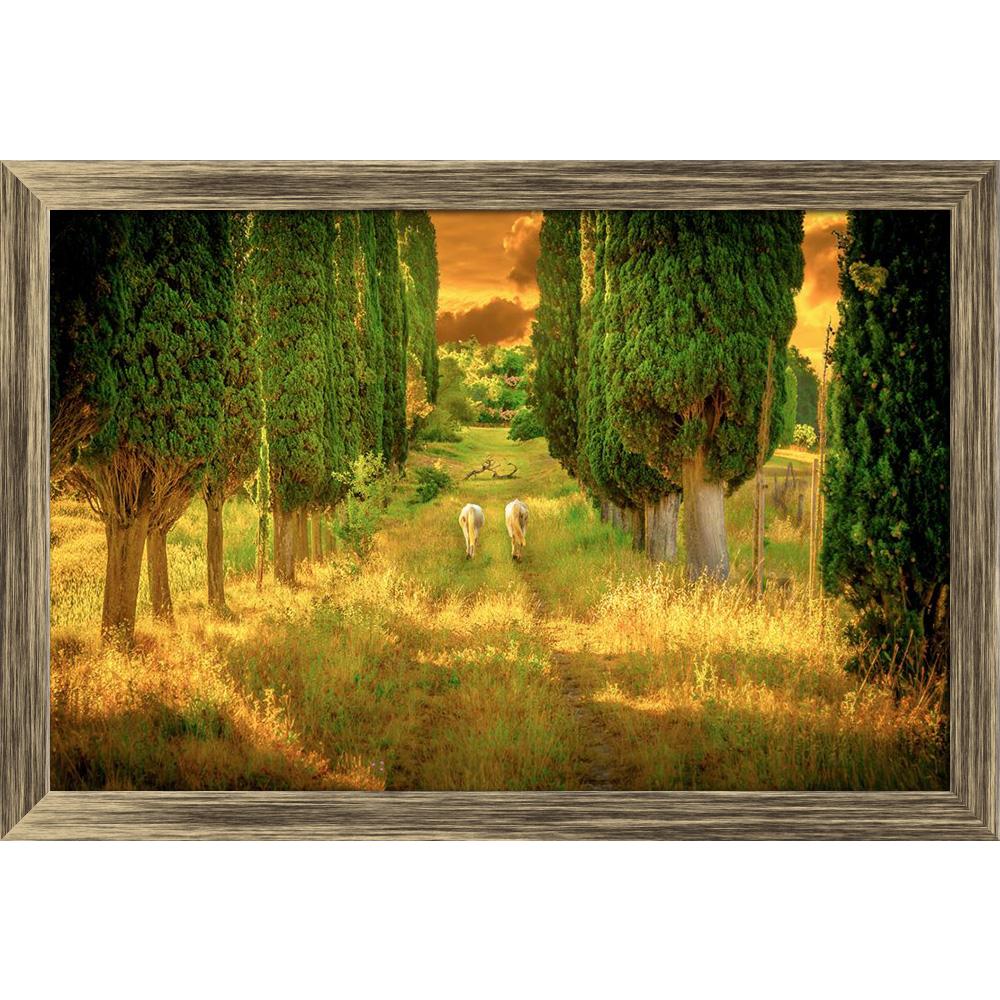ArtzFolio Wild Horses Amongst High Tuscan Cypress Trees Canvas Painting Synthetic Frame-Paintings Synthetic Framing-AZ5007079ART_FR_RF_R-0-Image Code 5007079 Vishnu Image Folio Pvt Ltd, IC 5007079, ArtzFolio, Paintings Synthetic Framing, Animals, Landscapes, Photography, wild, horses, amongst, high, tuscan, cypress, trees, canvas, painting, synthetic, frame, framed, print, wall, for, living, room, with, poster, pitaara, box, large, size, drawing, art, split, big, office, reception, of, kids, panel, designer
