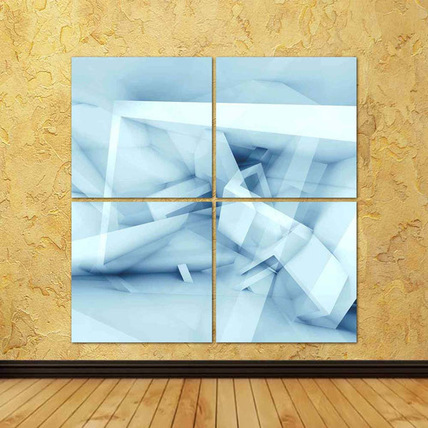 ArtzFolio Abstract Blue White Chaotic Cubic Structures Split Art Painting Panel on Sunboard-Split Art Panels-AZ5007081SPL_FR_RF_R-0-Image Code 5007081 Vishnu Image Folio Pvt Ltd, IC 5007081, ArtzFolio, Split Art Panels, Conceptual, Places, Photography, abstract, blue, white, chaotic, cubic, structures, split, art, painting, panel, on, sunboard, framed, canvas, print, wall, for, living, room, with, frame, poster, pitaara, box, large, size, drawing, big, office, reception, of, kids, designer, decorative, amaz