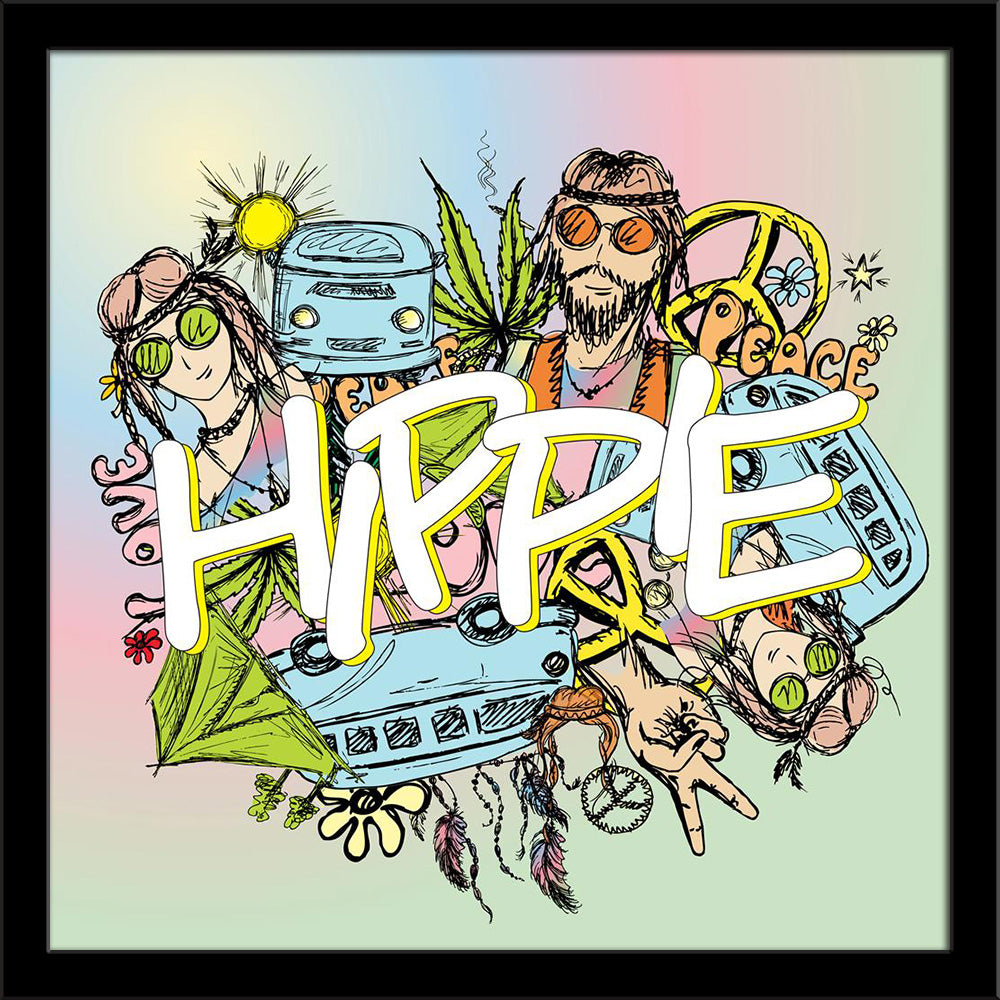 Hippie Design Painting Poster Frame-Regular Art Framed-REG_FR-IC 5007091 IC 5007091, Art and Paintings, Black and White, Botanical, Cars, Decorative, Fantasy, Fashion, Floral, Flowers, Hearts, Illustrations, Indian, Love, Music, Music and Dance, Music and Musical Instruments, Nature, Romance, Scenic, Signs, Signs and Symbols, Sketches, White, hippie, design, painting, poster, frame, acoustic, art, auto, beautiful, beauty, bus, car, cute, doodle, drawn, dreams, feather, female, flower, fun, girl, grass, guit