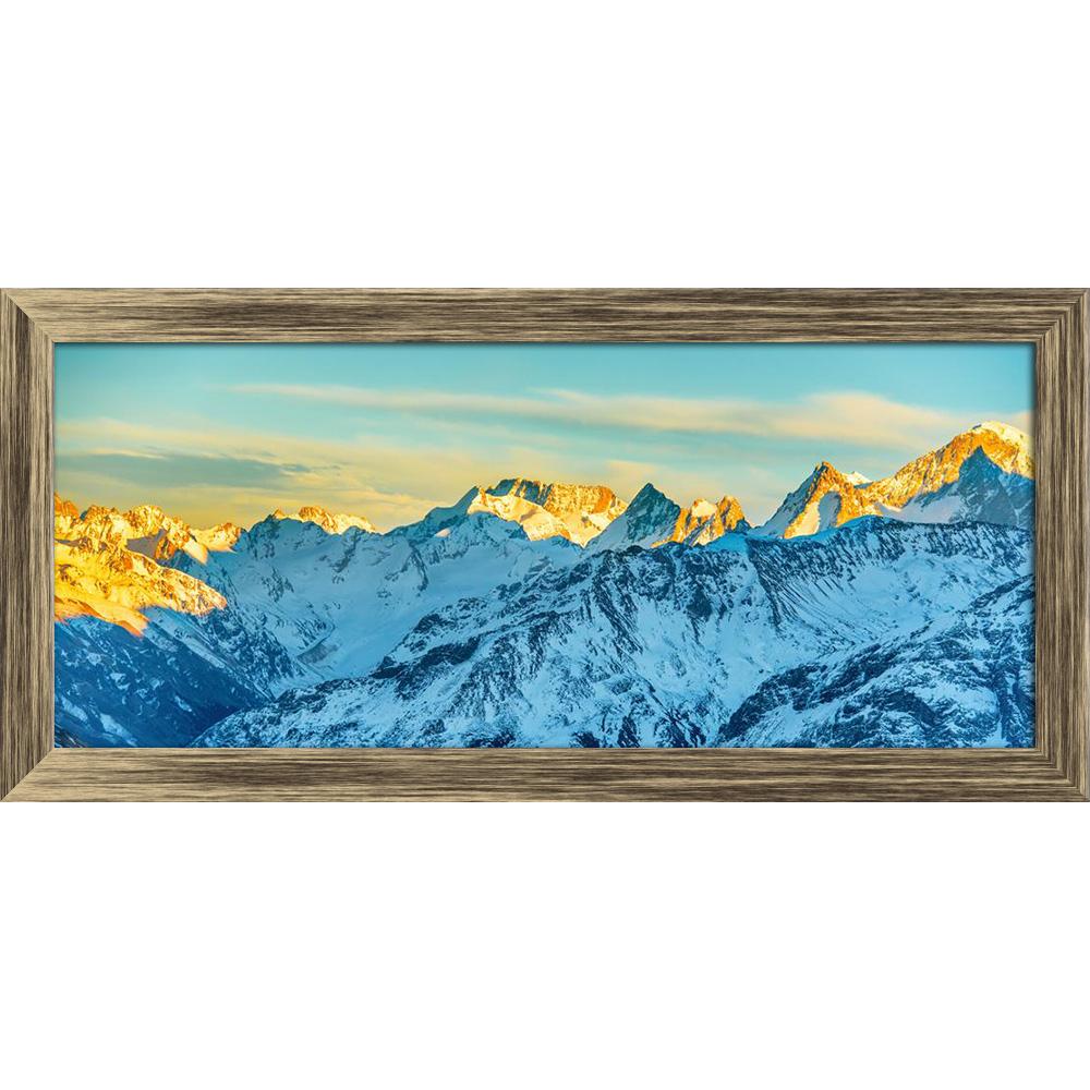 ArtzFolio Panorama Of High Mountains Peaks At Sunset Canvas Painting Synthetic Frame-Paintings Synthetic Framing-AZ5007101ART_FR_RF_R-0-Image Code 5007101 Vishnu Image Folio Pvt Ltd, IC 5007101, ArtzFolio, Paintings Synthetic Framing, Landscapes, Photography, panorama, of, high, mountains, peaks, at, sunset, canvas, painting, synthetic, frame, framed, print, wall, for, living, room, with, poster, pitaara, box, large, size, drawing, art, split, big, office, reception, kids, panel, designer, decorative, amazo