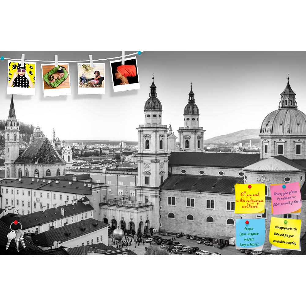 ArtzFolio Cityscape of Historic City of Salzburg, Austria Printed Bulletin Board Notice Pin Board Soft Board | Frameless-Bulletin Boards Frameless-AZ5007107BLB_FL_RF_R-0-Image Code 5007107 Vishnu Image Folio Pvt Ltd, IC 5007107, ArtzFolio, Bulletin Boards Frameless, Places, Vintage, Photography, cityscape, of, historic, city, salzburg, austria, printed, bulletin, board, notice, pin, soft, frameless, aerial, architecture, attraction, baroque, beautiful, black, and, white, building, cathedral, catholic, cente