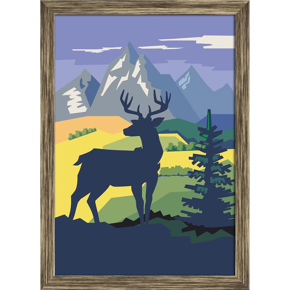 ArtzFolio Vector Deer In Forest On Nature Background Canvas Painting Synthetic Frame-Paintings Synthetic Framing-AZ5007110ART_FR_RF_R-0-Image Code 5007110 Vishnu Image Folio Pvt Ltd, IC 5007110, ArtzFolio, Paintings Synthetic Framing, Animals, Landscapes, Digital Art, vector, deer, in, forest, on, nature, background, canvas, painting, synthetic, frame, framed, print, wall, for, living, room, with, poster, pitaara, box, large, size, drawing, art, split, big, office, reception, photography, of, kids, panel, d