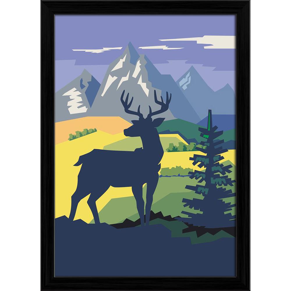 ArtzFolio Vector Deer In Forest On Nature Background Canvas Painting Synthetic Frame-Paintings Synthetic Framing-AZ5007110ART_FR_RF_R-0-Image Code 5007110 Vishnu Image Folio Pvt Ltd, IC 5007110, ArtzFolio, Paintings Synthetic Framing, Animals, Landscapes, Digital Art, vector, deer, in, forest, on, nature, background, canvas, painting, synthetic, frame, framed, print, wall, for, living, room, with, poster, pitaara, box, large, size, drawing, art, split, big, office, reception, photography, of, kids, panel, d